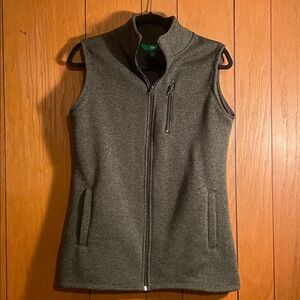 Olive green casual vest